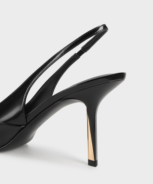 CHARLES & KEITH（チャールズ & キース）の「Taylen テイレン スリングバッグパンプス（パンプス・レディース・ベージュ/ブラック系その他7・25.5cm/25cm/24.5cm/23.5cm/23cm/22.5cm/22cm）」の5枚目の写真