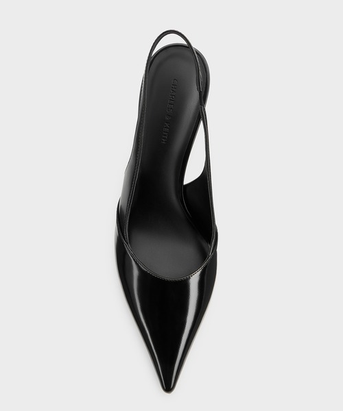 CHARLES & KEITH（チャールズ & キース）の「Taylen テイレン スリングバッグパンプス（パンプス・レディース・ベージュ/ブラック系その他7・25.5cm/25cm/24.5cm/23.5cm/23cm/22.5cm/22cm）」の4枚目の写真