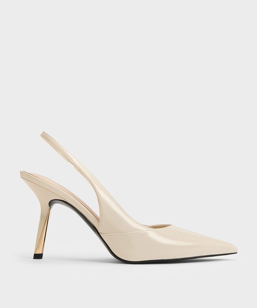CHARLES & KEITH(チャールズ & キース)の「Taylen テイレン スリングバッグパンプス(パンプス・レディース・ベージュ/ブラック系その他7・25.5cm/25cm/24.5cm/23.5cm/23cm/22.5cm/22cm)」の14枚目の写真