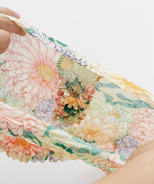 倭物やカヤ(ワモノヤカヤ)の「【倭物やカヤ】しぼり花バッグ(エコバッグ/サブバッグ・レディース・その他4/その他1/その他2/その他3/その他5・FREE)」の12枚目の写真