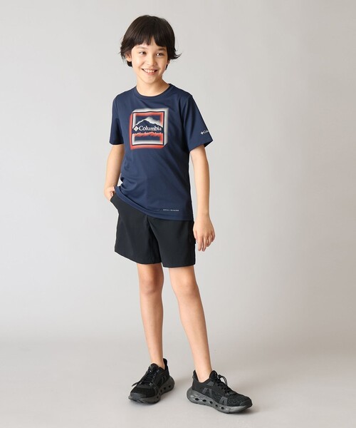 Columbia(コロンビア)の「UVカット Columbia/ キッズアイテム/ テックトレイル ユーティリティ ショートスリーブ グラフィッククルー /コロンビア(Tシャツ/カットソー・キッズ・ネイビー/ブルー/ブラック・XXS/S/M/XS/L)」の12枚目の写真