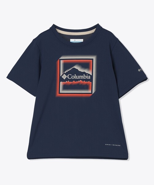 Columbia(コロンビア)の「UVカット Columbia/ キッズアイテム/ テックトレイル ユーティリティ ショートスリーブ グラフィッククルー /コロンビア(Tシャツ/カットソー・キッズ・ネイビー/ブルー/ブラック・XXS/S/M/XS/L)」の13枚目の写真