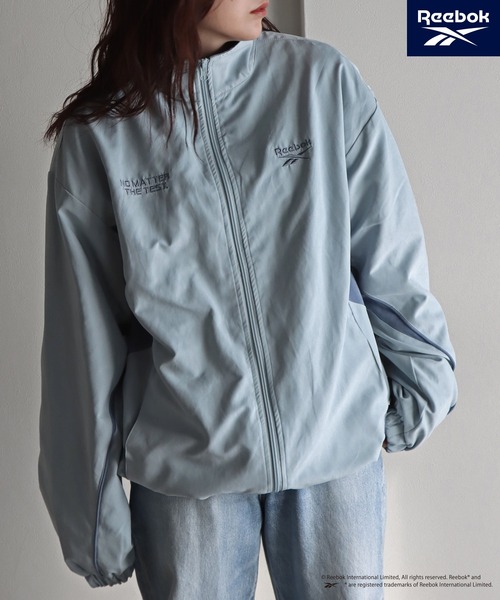 COURO(コウロ)の「【Reebok/リーボック】フェイクスエードパイピングトラックジャケット(その他アウター・レディース・グリーン系/ネイビー/ブラック/サックスブルー・XL/L/M)」の14枚目の写真