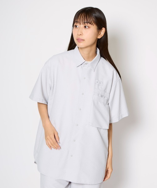 Foxfire（フォックスファイヤー）の「ＦＩＳＨＤＯＭシャツＳ／Ｓ（シャツ/ブラウス・メンズ・エメラルド/グレー/ライトグレー・XS/S/M/L）」の2枚目の写真