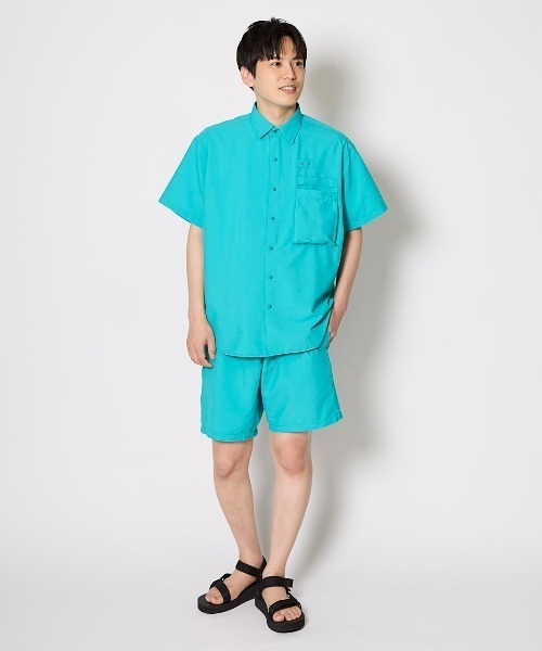 Foxfire（フォックスファイヤー）の「ＦＩＳＨＤＯＭシャツＳ／Ｓ（シャツ/ブラウス・メンズ・エメラルド/グレー/ライトグレー・XS/S/M/L）」の4枚目の写真