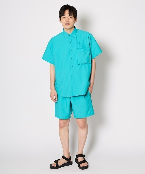 Foxfire（フォックスファイヤー）の「ＦＩＳＨＤＯＭシャツＳ／Ｓ（シャツ/ブラウス・メンズ・エメラルド/グレー/ライトグレー・XS/S/M/L）」の5枚目の写真