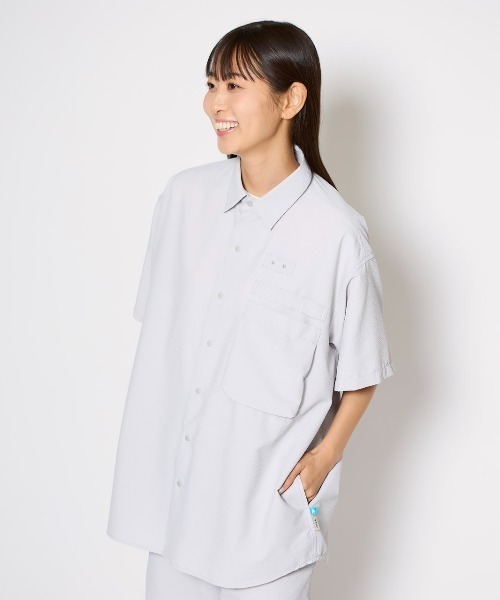 Foxfire（フォックスファイヤー）の「ＦＩＳＨＤＯＭシャツＳ／Ｓ（シャツ/ブラウス・メンズ・エメラルド/グレー/ライトグレー・XS/S/M/L）」の7枚目の写真