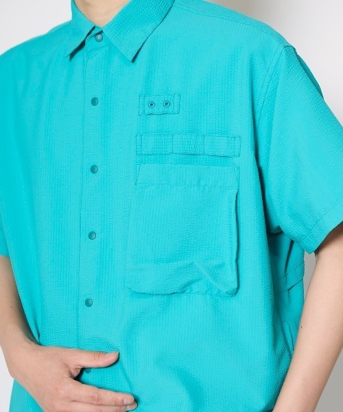Foxfire（フォックスファイヤー）の「ＦＩＳＨＤＯＭシャツＳ／Ｓ（シャツ/ブラウス・メンズ・エメラルド/グレー/ライトグレー・XS/S/M/L）」の11枚目の写真