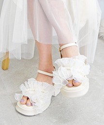 FUN(me Jane)（ファン）の「パールチュールサンダル（サンダル）」