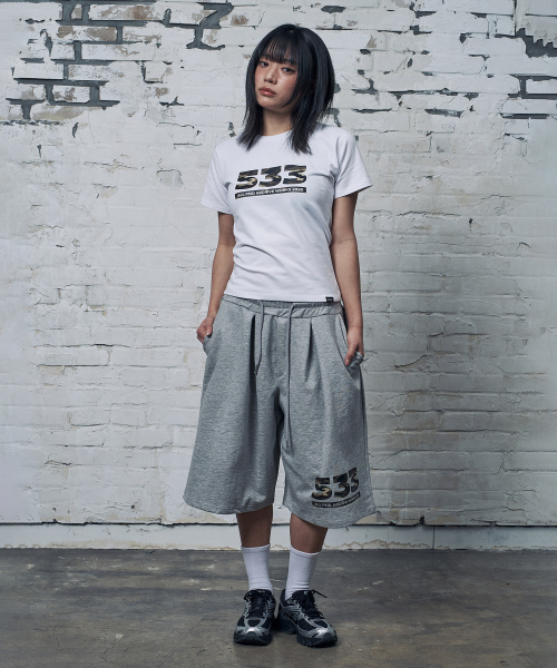 PEID(ペイド)の「PD 533 ピンタックバミューダパンツ グレー(その他パンツ・レディース・グレー・2/3/1)」の5枚目の写真