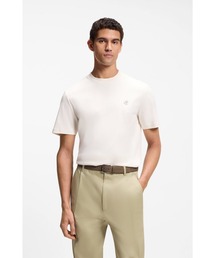 シルケットコットン Tシャツ Double Bモノグラム