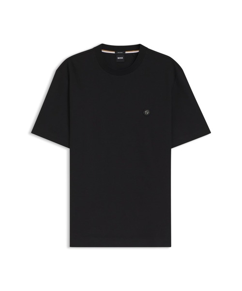 BOSS(ボス)の「シルケットコットン Tシャツ Double Bモノグラム(Tシャツ/カットソー・メンズ・カーキ/ホワイト/ブラック・XXL/L/XL/M/S)」の11枚目の写真