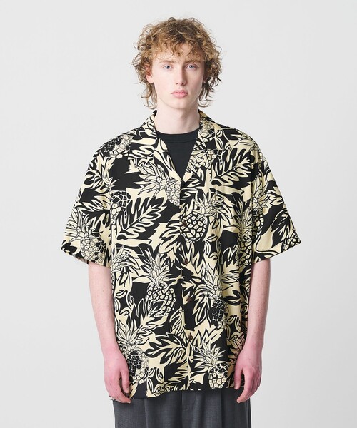 TWO PALMS(トゥーパームス)の「<TWO PALMS> WILD PINEAPPLE オープンカラー シャツ(シャツ/ブラウス・メンズ・ブラック・L/M)」の12枚目の写真