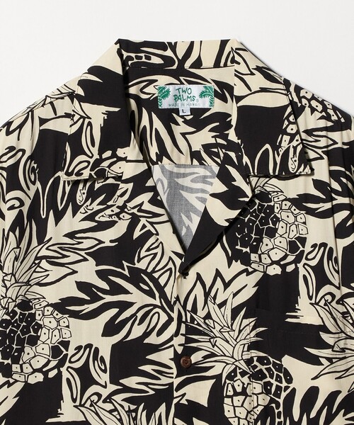TWO PALMS(トゥーパームス)の「<TWO PALMS> WILD PINEAPPLE オープンカラー シャツ(シャツ/ブラウス・メンズ・ブラック・L/M)」の8枚目の写真