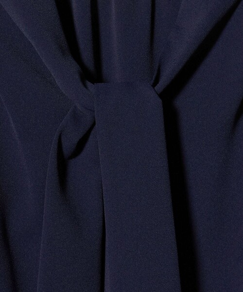 UNITED ARROWS（ユナイテッドアローズ）の「ボウタイ ショートスリーブ ブラウス（シャツ/ブラウス・レディース・その他2/オフホワイト/ネイビー・FREE）」の14枚目の写真