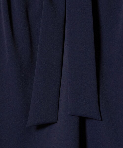 UNITED ARROWS（ユナイテッドアローズ）の「ボウタイ ショートスリーブ ブラウス（シャツ/ブラウス・レディース・その他2/オフホワイト/ネイビー・FREE）」の13枚目の写真