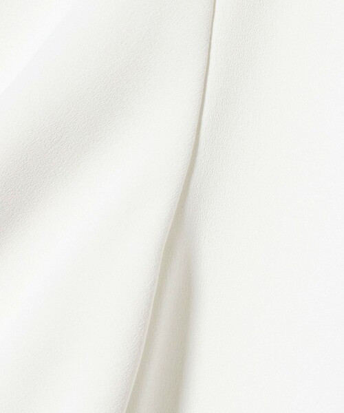 UNITED ARROWS（ユナイテッドアローズ）の「ボウタイ ショートスリーブ ブラウス（シャツ/ブラウス・レディース・その他2/オフホワイト/ネイビー・FREE）」の6枚目の写真