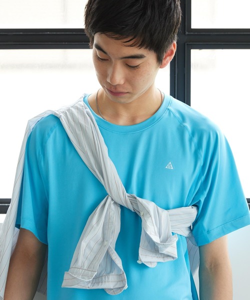 ACG(エィシージー)の「ナイキ ACG "Wildsee" メンズ Dri-FIT ショートスリーブ インナー トップス / Nike ACG "Wildsee" Men's Dri-FIT Short-Sleeve Base Layer Top IO1453-416 Baltic Blue(Tシャツ/カットソー・メンズ・ブルー系その他2・XL/S/M/L/2XL)」の6枚目の写真