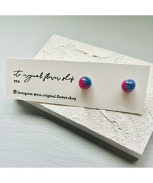 tone（トーン）の「【eto】ピンキーボタン レジンピアス(MA)（ピアス（両耳用））」