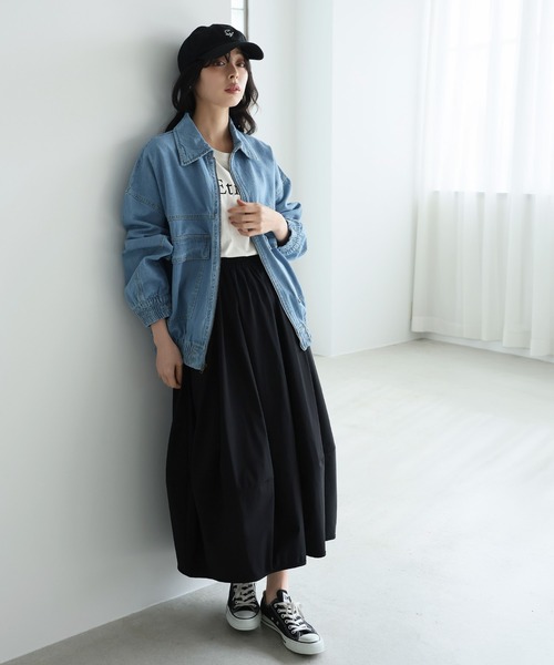 itto...（イット）の「立体コクーンスカート/バルーンスカート（スカート・レディース・ロイヤルブルー/ブラック・M）」の15枚目の写真