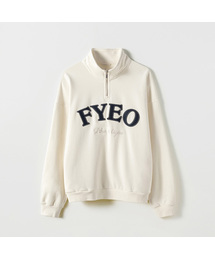 FOR YOUR EYES ONLY（フォー ユア アイズ オンリー）の「Essential Logo Half Zip-up (4 Colors)（スウェット）」