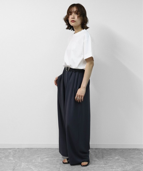 THE CELL.(ザセルドット)の「カットジョーゼット セルフカット コクーンワイド イージーパンツ SELF-CUT COCOON WIDE EASYPANTS(その他パンツ・レディース・アイボリー/グレイッシュベージュ/チャコールグレー/ブラック/ブラウン・FREE)」の20枚目の写真