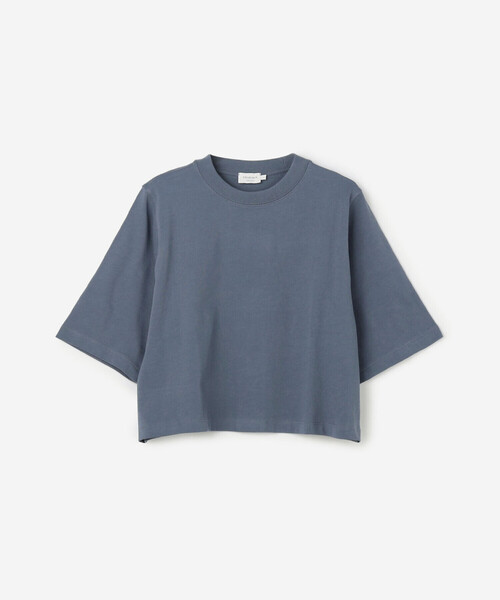 handvaerk（ハンドバーク）の「handvaerk | コットン クルーネック半袖Tシャツ SOLID WOMEN（Tシャツ/カットソー・レディース・ホワイト系その他/ブラウン系その他/ブルー系その他・S）」の3枚目の写真