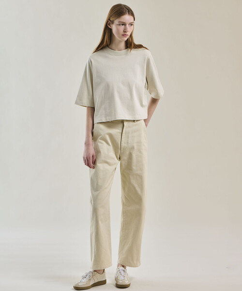 handvaerk（ハンドバーク）の「handvaerk | コットン クルーネック半袖Tシャツ SOLID WOMEN（Tシャツ/カットソー・レディース・ホワイト系その他/ブラウン系その他/ブルー系その他・S）」の16枚目の写真