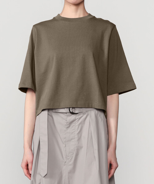 handvaerk（ハンドバーク）の「handvaerk | コットン クルーネック半袖Tシャツ SOLID WOMEN（Tシャツ/カットソー・レディース・ホワイト系その他/ブラウン系その他/ブルー系その他・S）」の10枚目の写真