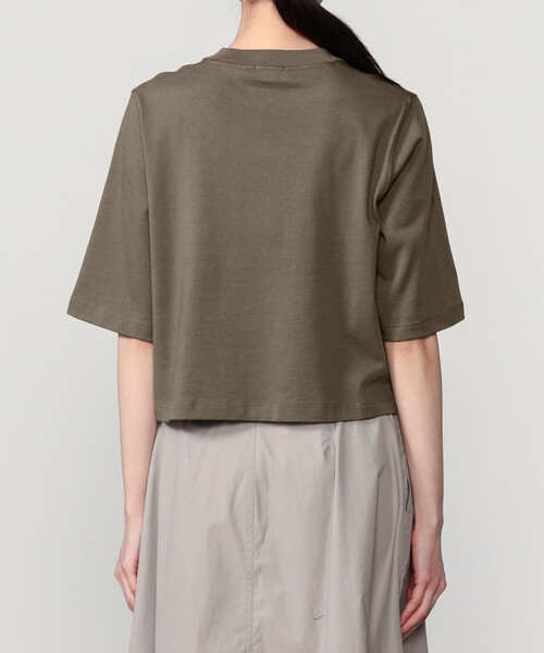 handvaerk（ハンドバーク）の「handvaerk | コットン クルーネック半袖Tシャツ SOLID WOMEN（Tシャツ/カットソー・レディース・ホワイト系その他/ブラウン系その他/ブルー系その他・S）」の8枚目の写真