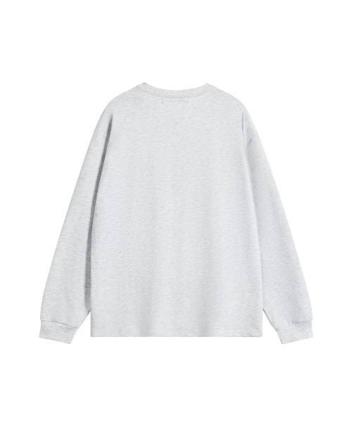 Rest&Recreation(レストアンドレクリエーション)の「ANIME LOGO LONG SLEEVE TOP - LIGHT GREY(Tシャツ/カットソー・レディース・その他・ONE)」の2枚目の写真