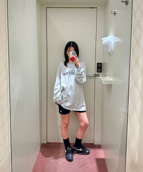 Rest&Recreation(レストアンドレクリエーション)の「ANIME LOGO LONG SLEEVE TOP - LIGHT GREY(Tシャツ/カットソー・レディース・その他・ONE)」の3枚目の写真