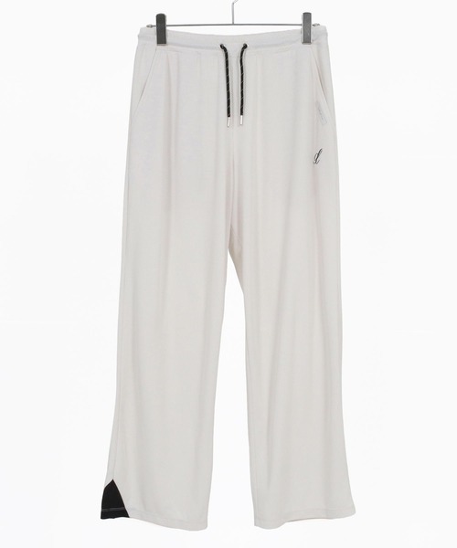 GLIMCLAP(グリムクラップ)の「mp14934- Sheer Waffle Fabric Track Pants トラックパンツ(202-061-gls-cg)(その他パンツ・メンズ・キナリ/パープル/ブラック・S/M/L)」の21枚目の写真