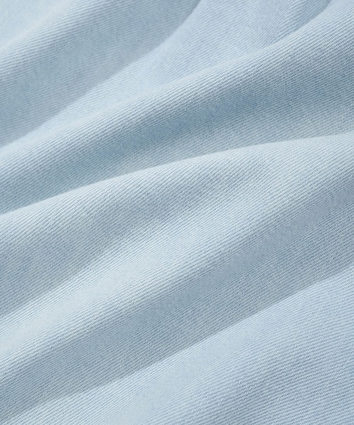 Wacky WiLLy（ワッキーウィリー）の「WOMEN'S LOW ONS DENIM SHORT SLEEVE SHIRT（シャツ/ブラウス・レディース・ライトブルー/ブルー・SMALL/MEDIUM）」の9枚目の写真