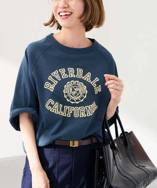 FRAMeWORK（フレームワーク）の「CHAMPION/チャンピオン 別注14s/1 Jesey RAGLAN Tシャツ（Tシャツ/カットソー・レディース・ネイビー/スミクロ/グリーン/キャメル・FREE）」の5枚目の写真