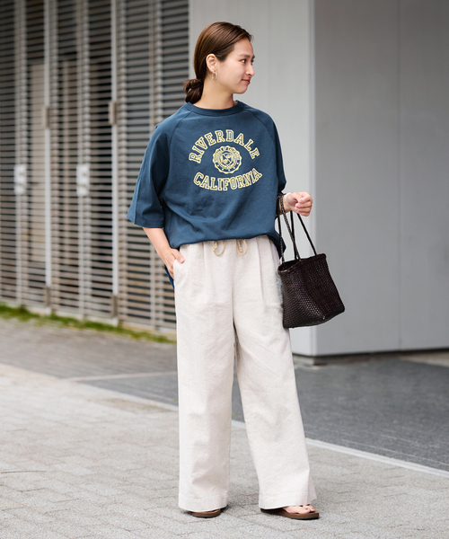 FRAMeWORK（フレームワーク）の「CHAMPION/チャンピオン 別注14s/1 Jesey RAGLAN Tシャツ（Tシャツ/カットソー・レディース・ネイビー/スミクロ/グリーン/キャメル・FREE）」の10枚目の写真