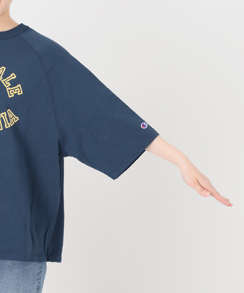 FRAMeWORK(フレームワーク)の「CHAMPION/チャンピオン 別注14s/1 Jesey RAGLAN Tシャツ(Tシャツ/カットソー・レディース・ネイビー/スミクロ/グリーン/キャメル・FREE)」の19枚目の写真