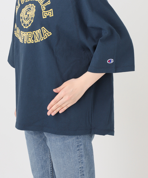 FRAMeWORK(フレームワーク)の「CHAMPION/チャンピオン 別注14s/1 Jesey RAGLAN Tシャツ(Tシャツ/カットソー・レディース・ネイビー/スミクロ/グリーン/キャメル・FREE)」の20枚目の写真