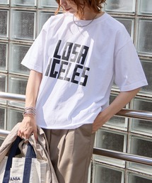 FUNG（ファング）の「[FUNG/ファング] L.A FRONT カットオフ プリントTシャツ（Tシャツ/カットソー）」