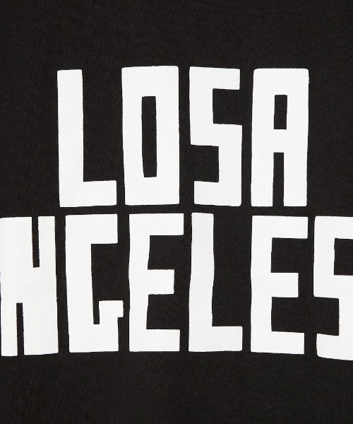 FUNG（ファング）の「[FUNG/ファング] L.A FRONT カットオフ プリントTシャツ（Tシャツ/カットソー・レディース・ブラック/ホワイト・M）」の18枚目の写真
