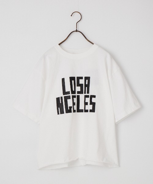FUNG（ファング）の「[FUNG/ファング] L.A FRONT カットオフ プリントTシャツ（Tシャツ/カットソー・レディース・ブラック/ホワイト・M）」の12枚目の写真