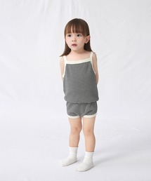 enhenn（エンヘン）の「enhennbaby ベビー 細ストライプ セットアップ 薄手 キャミソール＆ショートパンツ（キャミソール）」