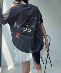 ◯しっぽ取り外し可能 アニマル半袖Tシャツ
