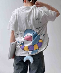 ◯しっぽ取り外し可能 アニマル半袖Tシャツ