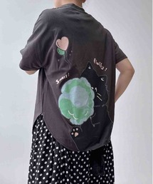 ◯しっぽ取り外し可能 アニマル半袖Tシャツ