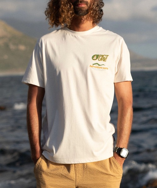 PICTURE ORGANIC CLOTHING(ピクチャーオーガニッククロージング)の「【PICTURE/ピクチャー】D&S TOFINO TEE バックプリント オーガニックコットン100% Tシャツ(Tシャツ/カットソー・メンズ・ホワイト系その他・LARGE/MEDIUM)」の2枚目の写真