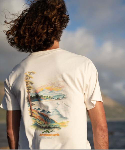 PICTURE ORGANIC CLOTHING(ピクチャーオーガニッククロージング)の「【PICTURE/ピクチャー】D&S TOFINO TEE バックプリント オーガニックコットン100% Tシャツ(Tシャツ/カットソー・メンズ・ホワイト系その他・LARGE/MEDIUM)」の3枚目の写真