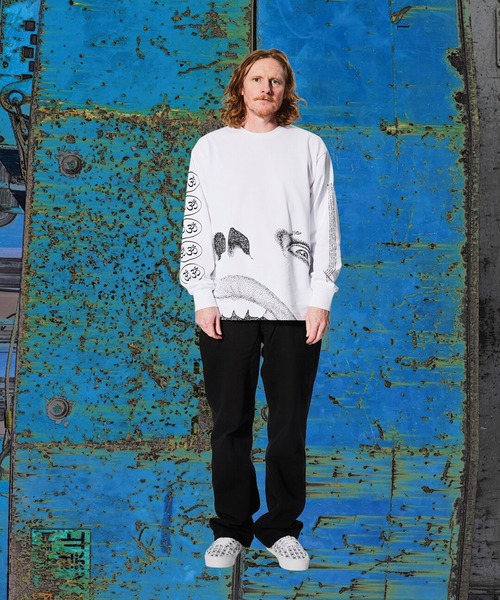 VANS（バンズ）の「ED DAVIS Tシャツ / ED DAVIS LS TEE BLANC DE BLANC VN000VT2JVY1（Tシャツ/カットソー・メンズ・ホワイト・XX-LARGE/X-LARGE/LARGE/MEDIUM/SMALL）」の12枚目の写真