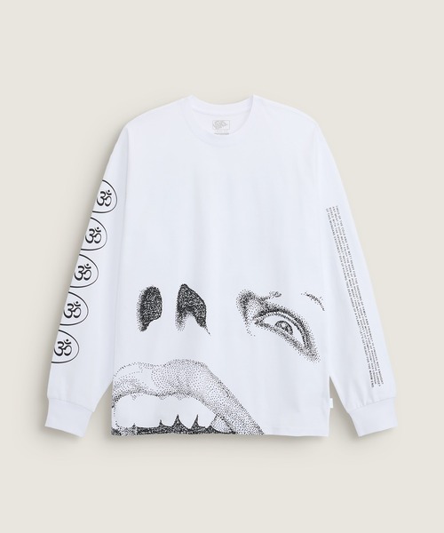 VANS（バンズ）の「ED DAVIS Tシャツ / ED DAVIS LS TEE BLANC DE BLANC VN000VT2JVY1（Tシャツ/カットソー・メンズ・ホワイト・XX-LARGE/X-LARGE/LARGE/MEDIUM/SMALL）」の2枚目の写真