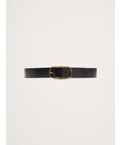 レザー オーバル バックル ベルト（ベルト）｜BANANA REPUBLIC（バナナ